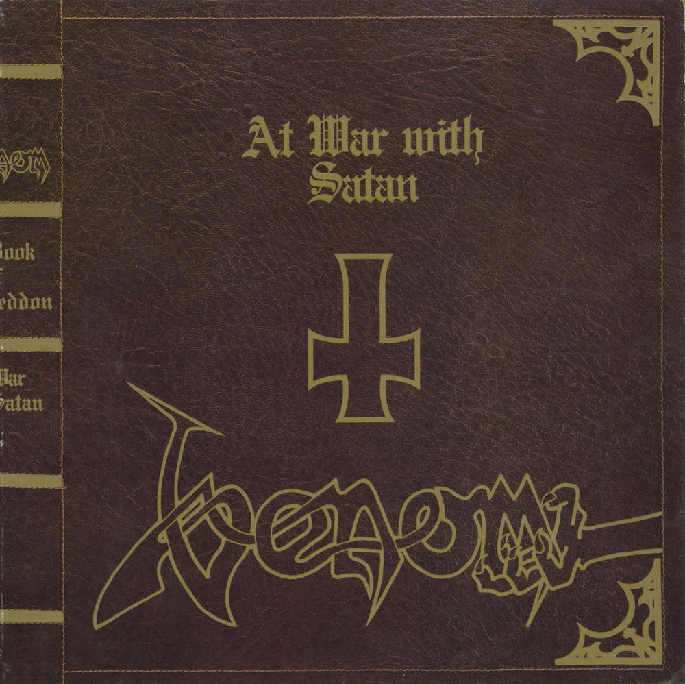 Venom At War With Satan - EX UK vinyl LP album (LP record) NEAT1015