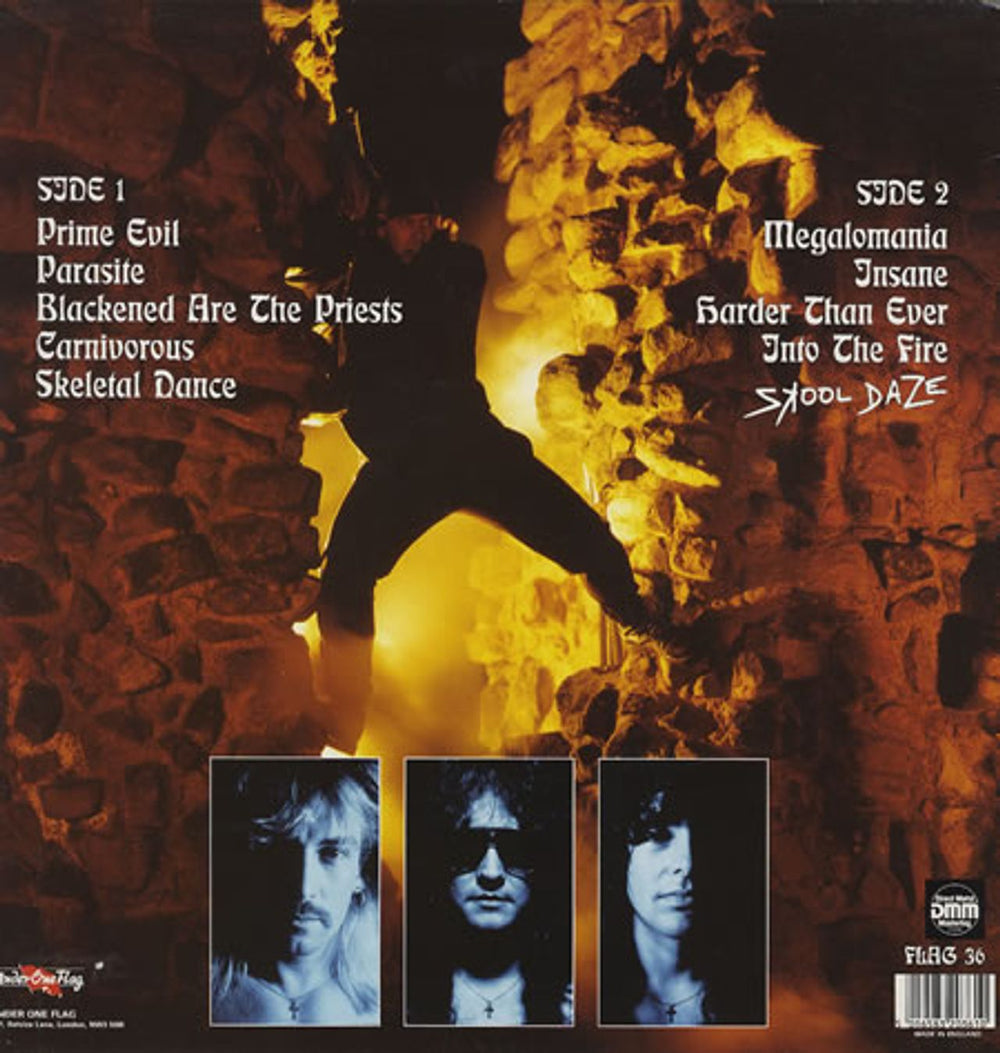 Venom Prime Evil UK vinyl LP album (LP record) VNMLPPR160768