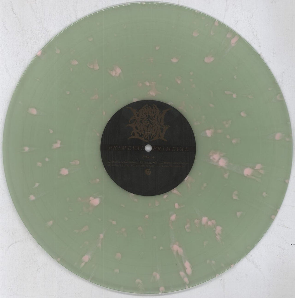 Venom Prison Primeval - Turquoise And Light Pink Splatter US vinyl LP album (LP record) 53VLPPR820883