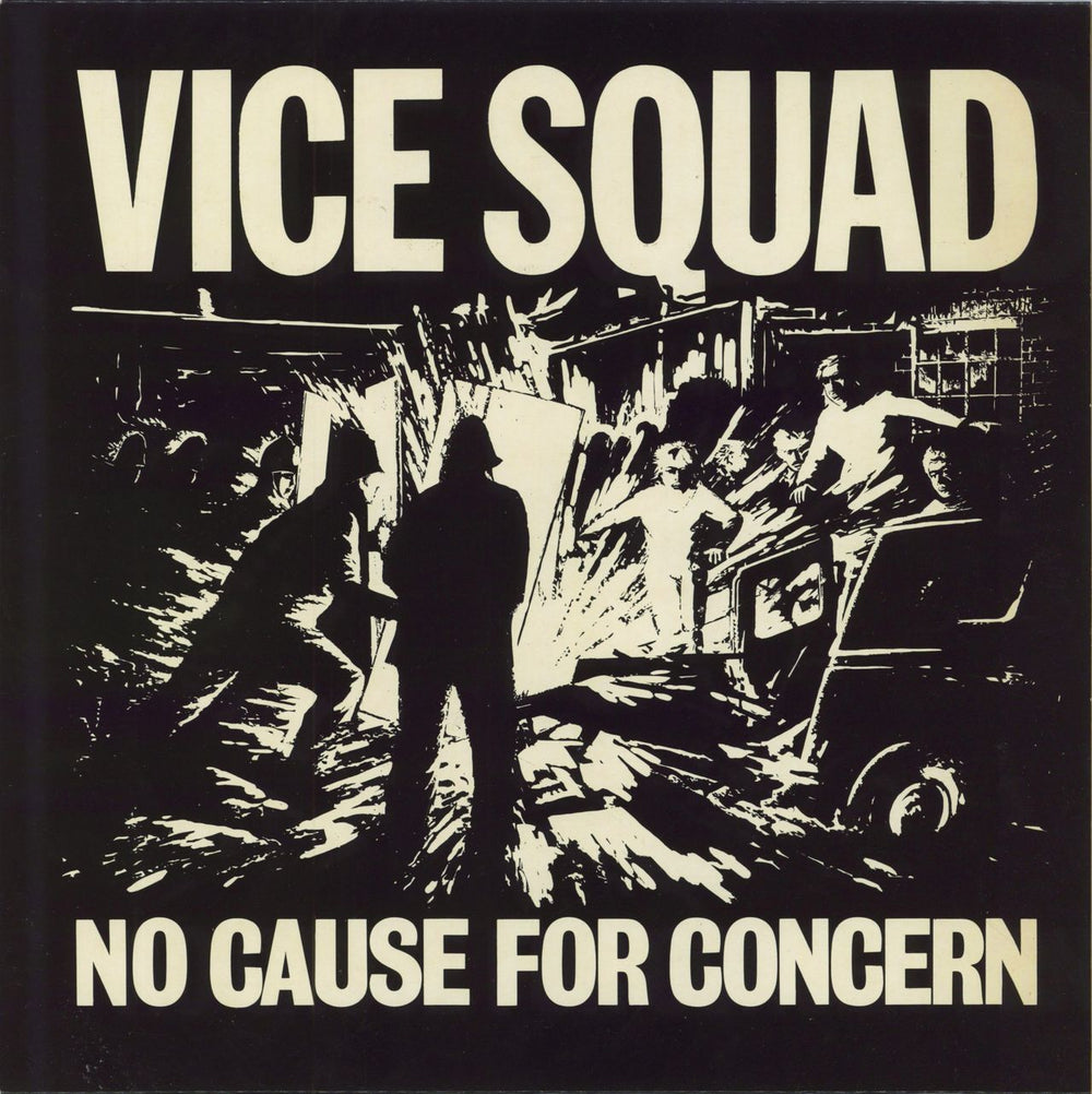Vice Squad No Cause For Concern UK vinyl LP album (LP record) ZEM103