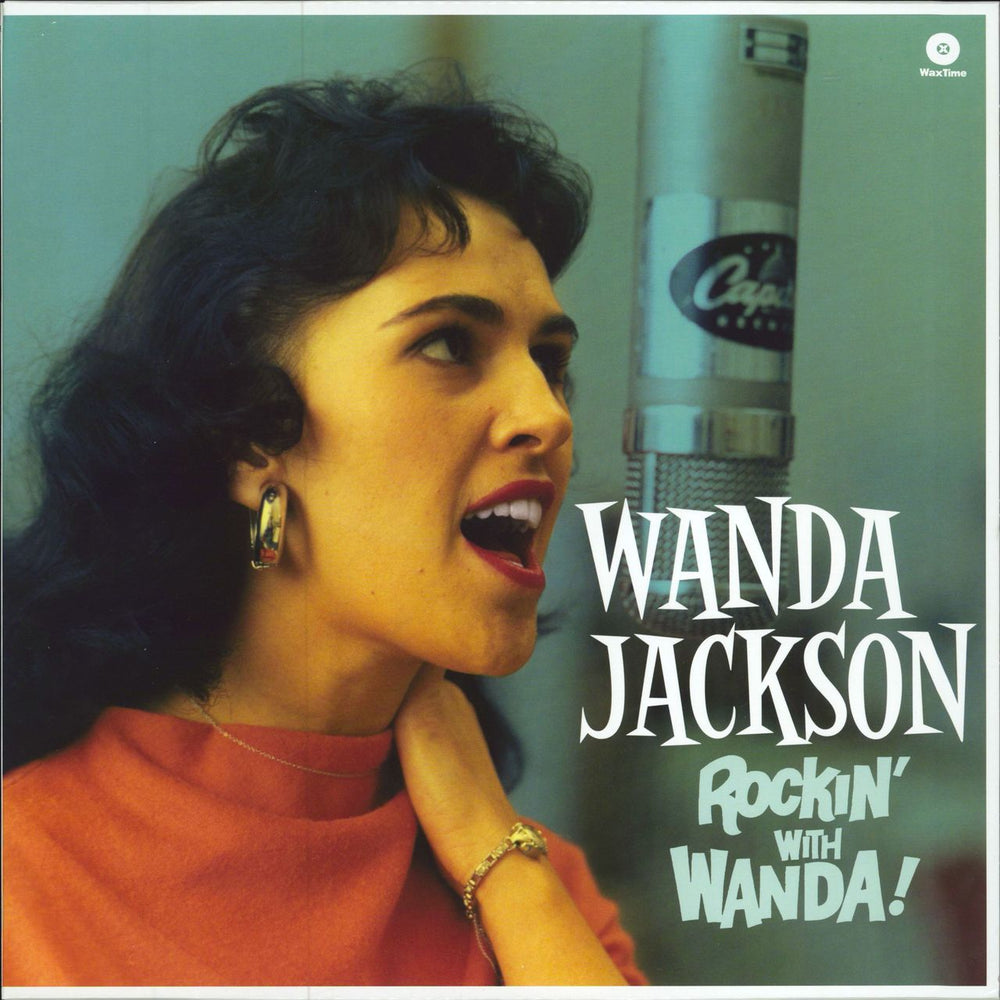 Wanda Jackson Rockin' With Wanda! UK vinyl LP album (LP record) 771825