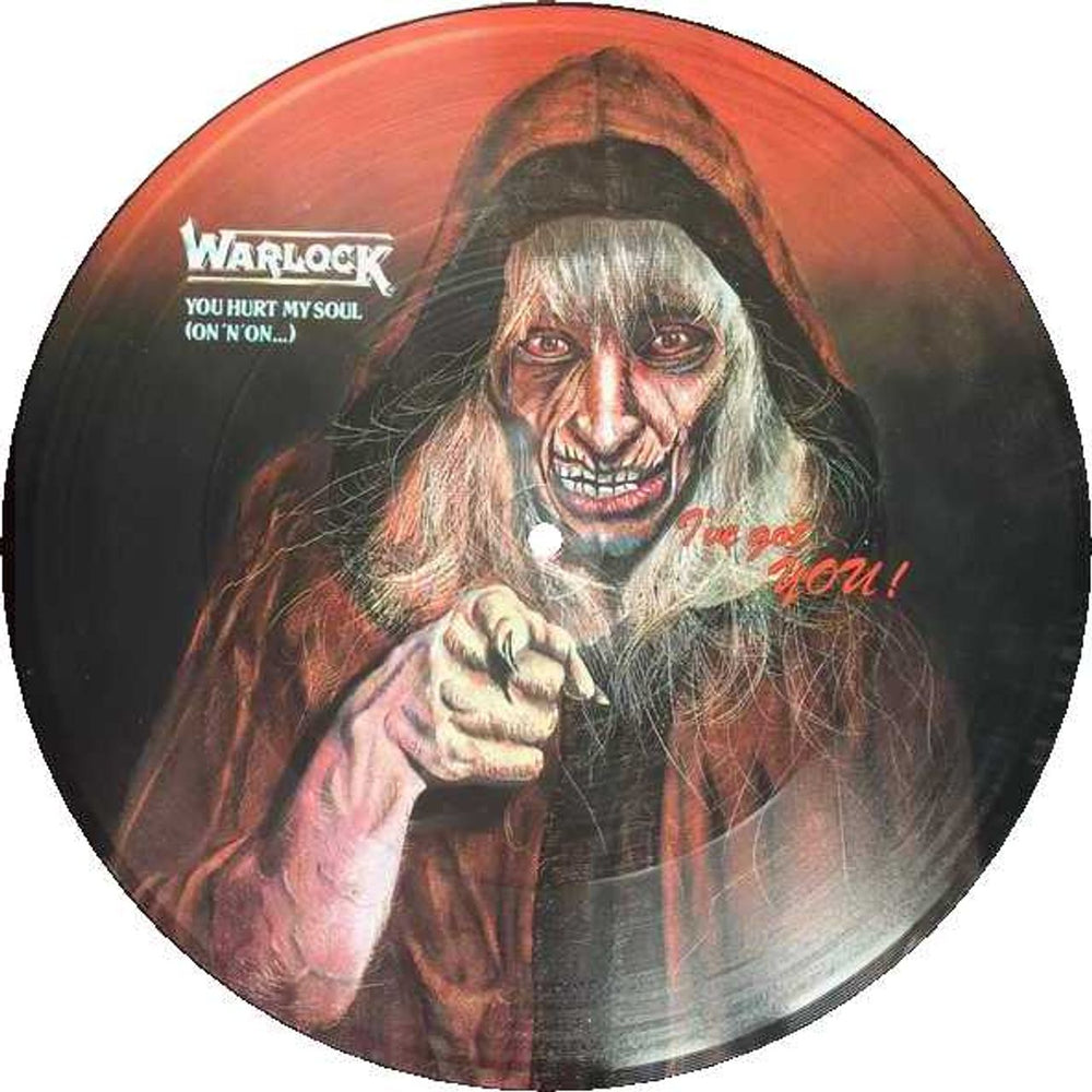 Warlock You Hurt My Soul - Cog Pack German 12" vinyl picture disc (12 inch picture record) 042288429111