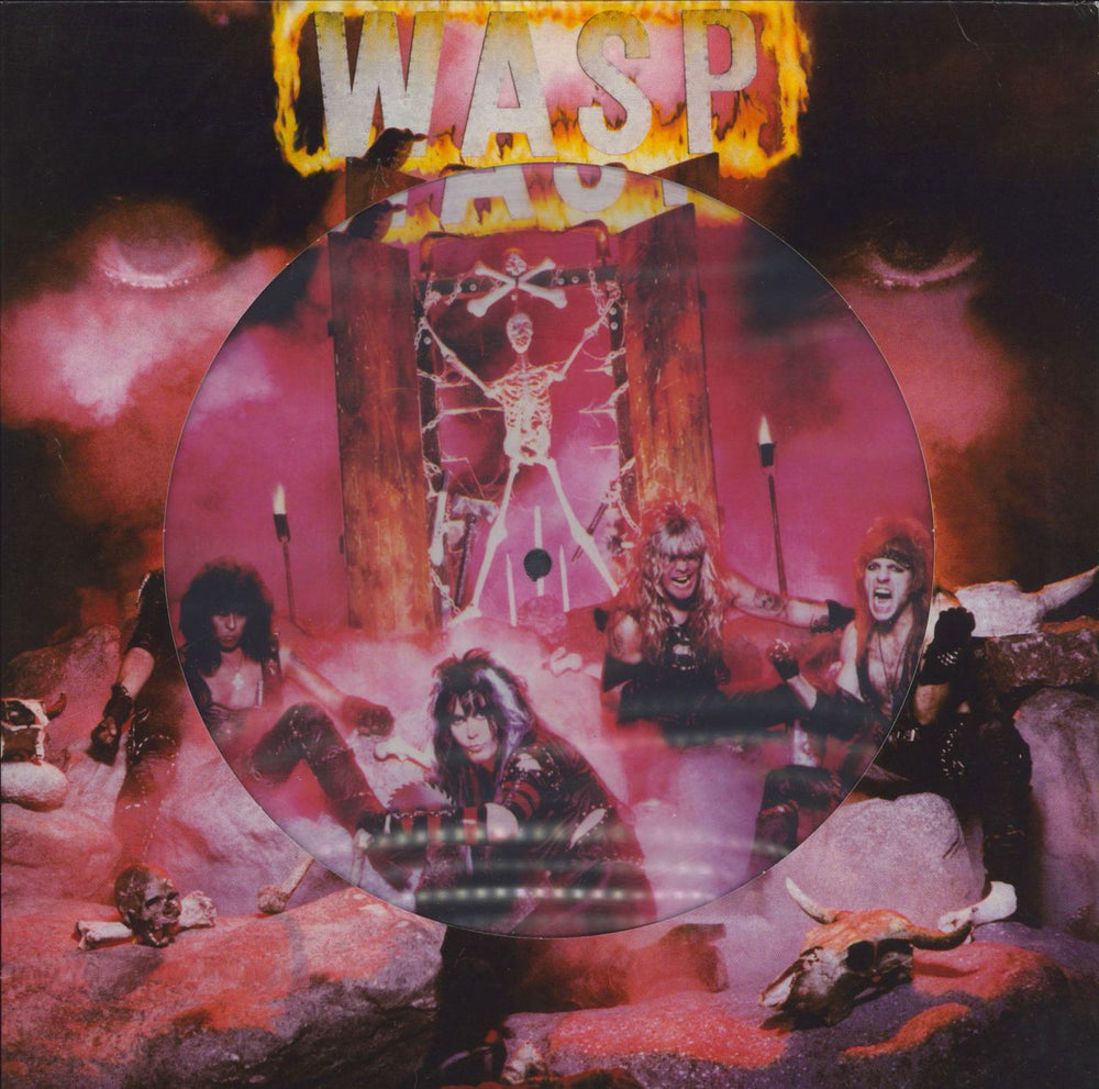 WASP W.A.S.P. UK picture disc LP (vinyl picture disc album) SMALP1066