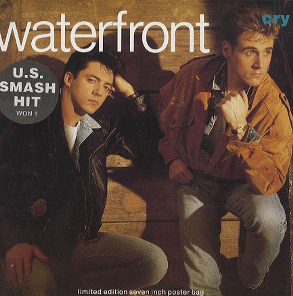 Waterfront Cry UK 7" vinyl single (7 inch record / 45) WONA1