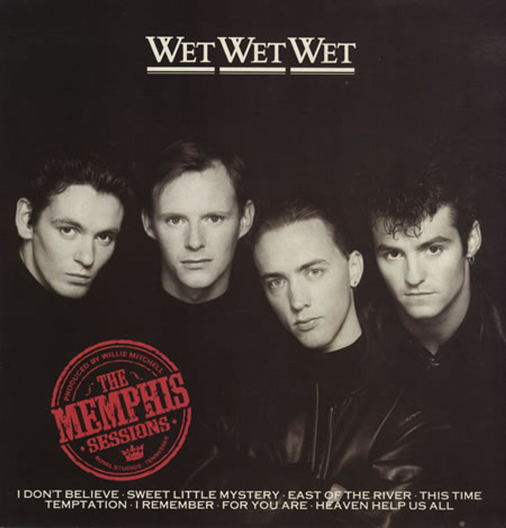 Wet Wet Wet The Memphis Sessions UK vinyl LP album (LP record) JWWWL2