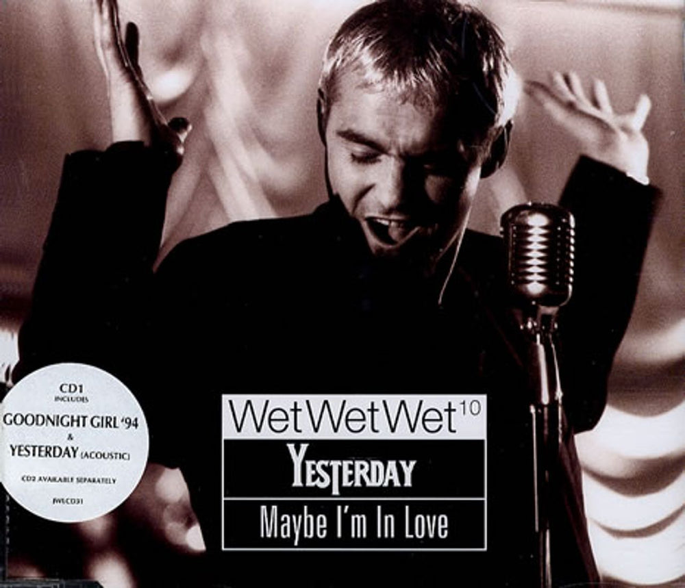 Wet Wet Wet Yesterday UK 2-CD single set (Double CD single) JWLCD/DD31