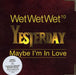 Wet Wet Wet Yesterday UK 2-CD single set (Double CD single) WET2SYE224810