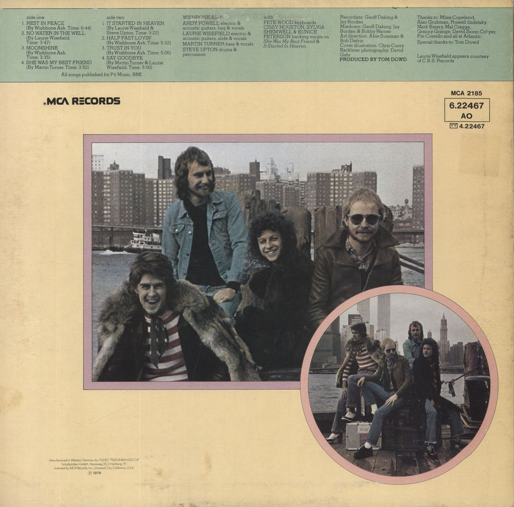 Wishbone Ash Locked In German vinyl LP album (LP record)