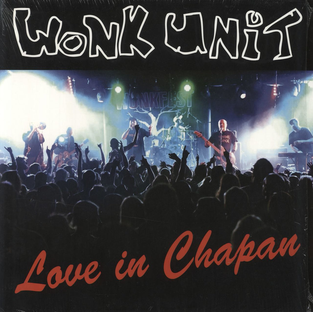 Wonk Unit Live In Chapan - White Vinyl + DVD UK vinyl LP album (LP record) PLASTER021