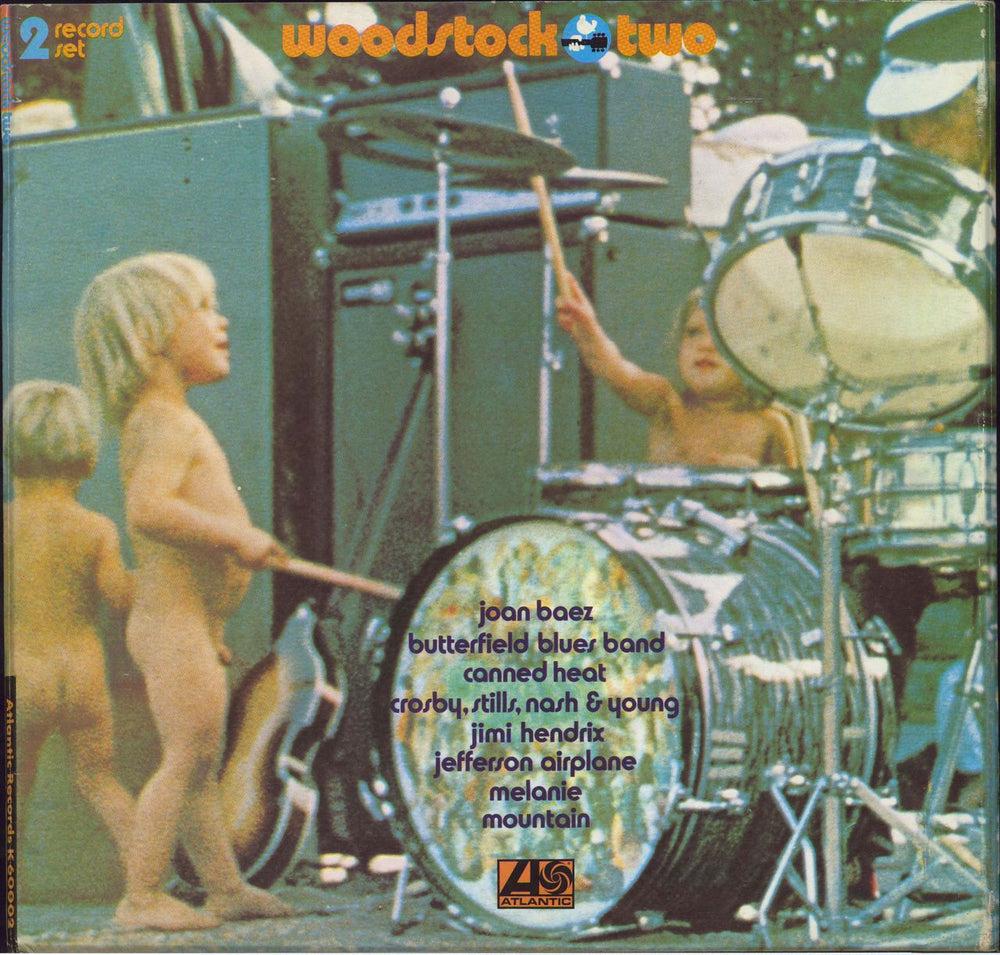 Woodstock Woodstock Two UK 2-LP vinyl record set (Double LP Album) K60002