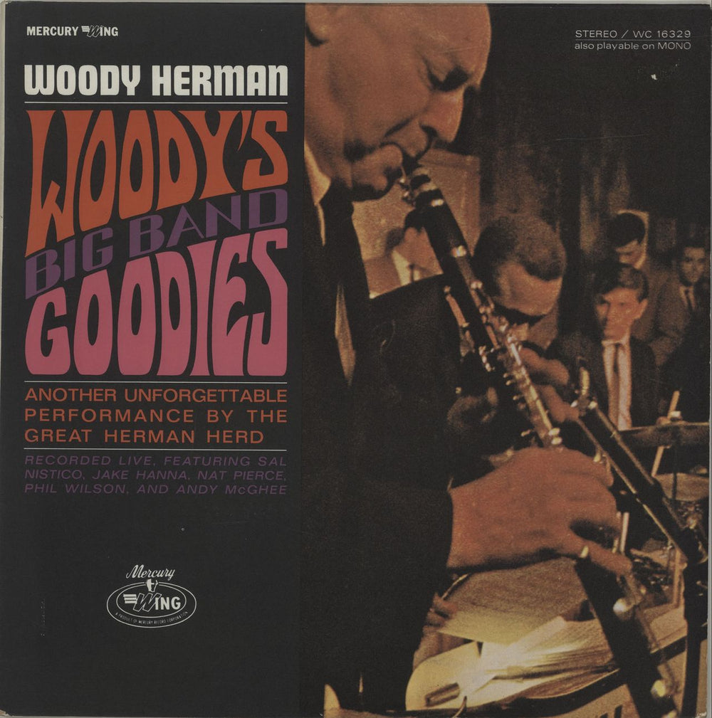 Woody Herman Woody's Big Band Goodies Canadian vinyl LP album (LP record) WC16329