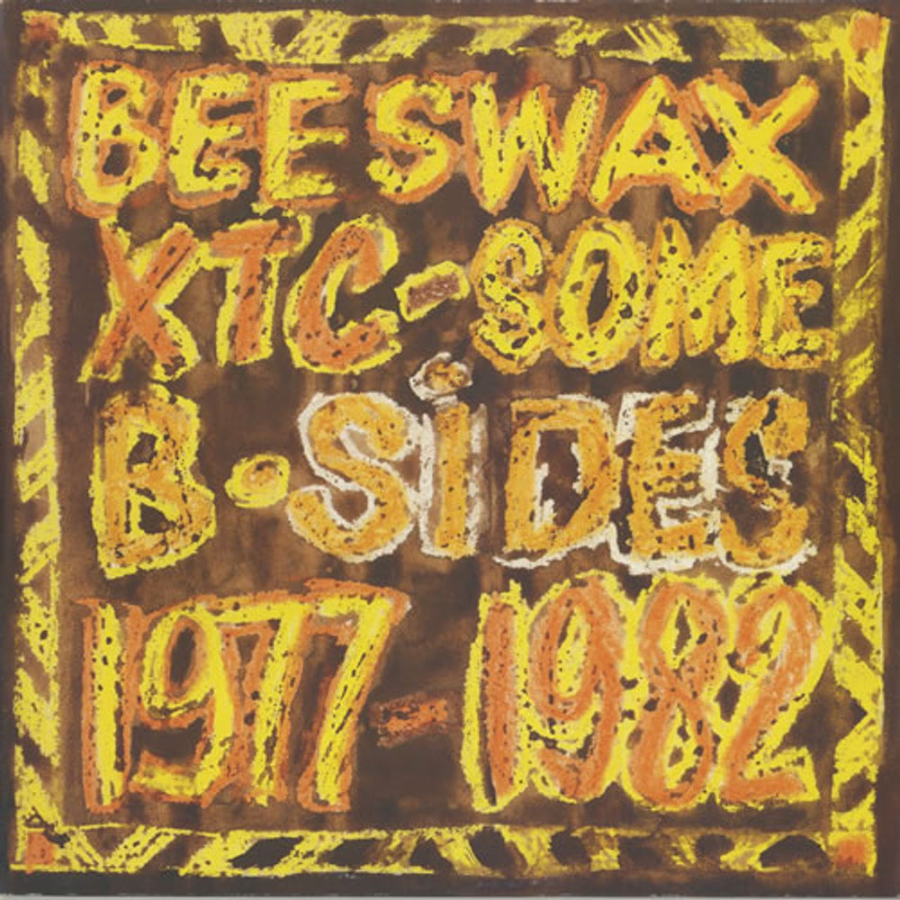 XTC Beeswax Some B-Sides 1977-1982 UK vinyl LP album (LP record) OVED9