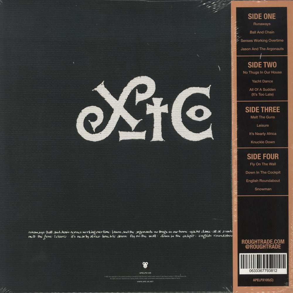 XTC English Settlement - 180gm Clear Vinyl US 2-LP vinyl record set (Double LP Album) 0633367793812