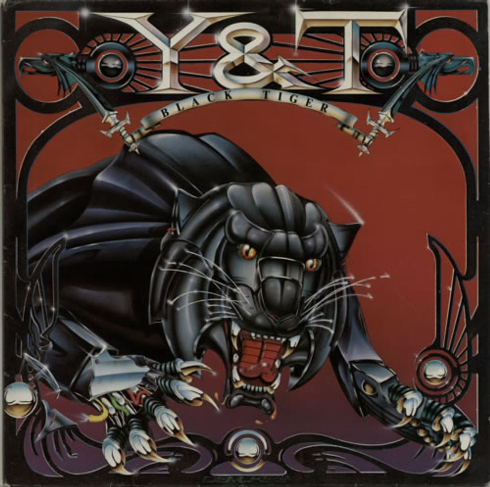 Y&T Black Tiger Dutch vinyl LP album (LP record) AMLH64910