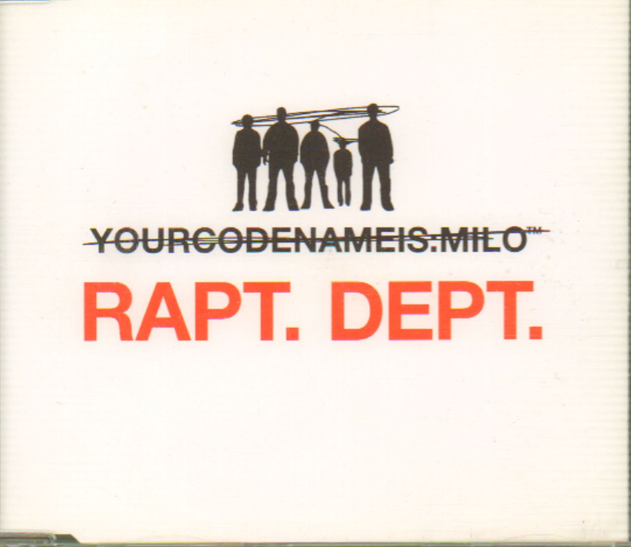 Yourcodenameis:Milo Rapt. Dept. US Promo CD single (CD5 / 5") MILO1