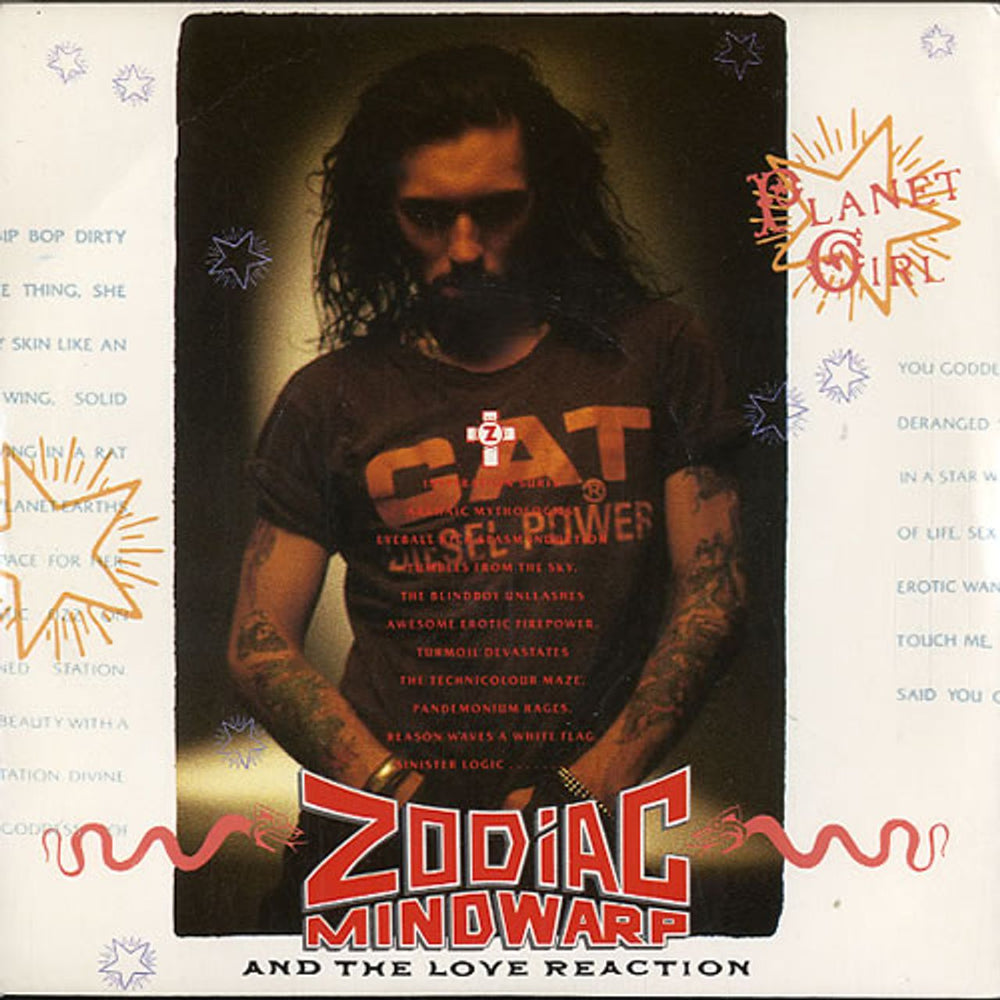 Zodiac Mindwarp And The Love Reaction UK 7" vinyl single (7 inch record / 45) ZOD3