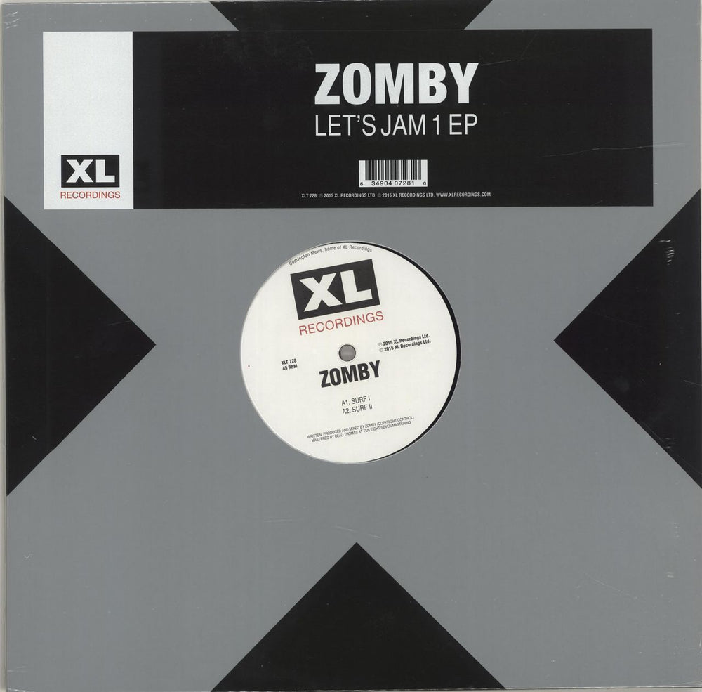 Zomby Let's Jam 1 EP - Sealed UK 12" vinyl single (12 inch record / Maxi-single) XLT728